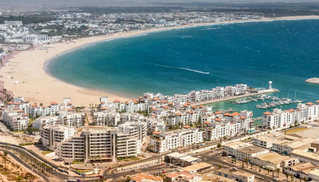 New Sea Front Apartment 95Sqm With Unlimited Wi-Fi Agadir Exterior photo